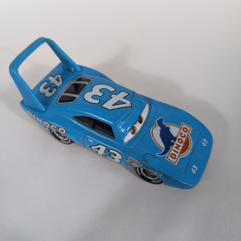 Disney Pixar Cars Mattel The King Strip Weathers Dinoco 43 Diecast Blue Car